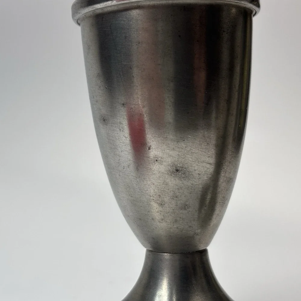 Vintage Weighted Pewter Salt And Pepper Shakers By Web‎